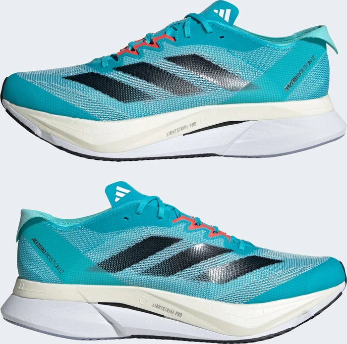 adidas Adizero Boston 12 lucid cyan/core black/flash aqua