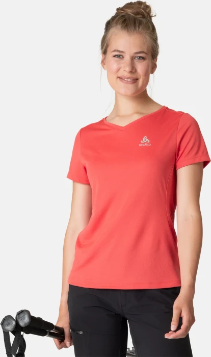 Odlo F-Dry Funktionsshirt kurzarm cayenne (Damen)