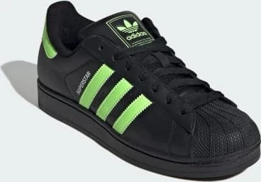 adidas Superstar II core black/signal green/cloud white