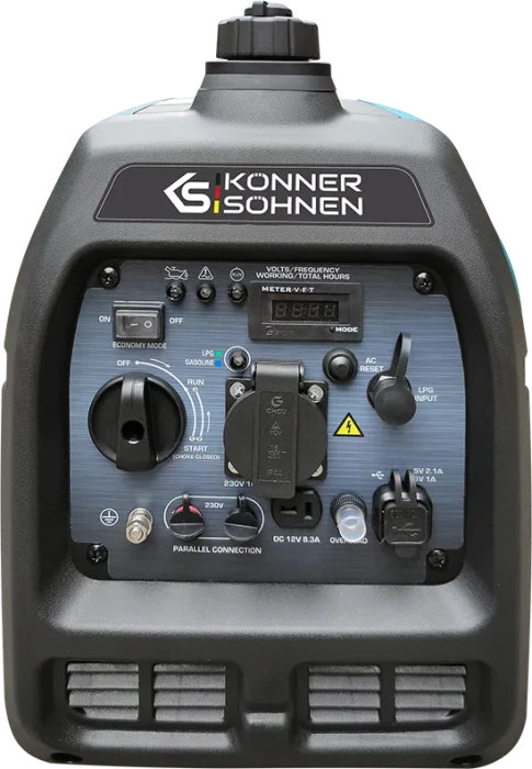 Könner & Söhnen KS 2000iG S Hybrid Flüssiggas/Benzin-Stromerzeuger