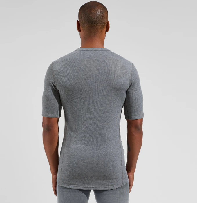 Odlo Active Warm Eco Funktionsshirt kurzarm odlo steel grey melange (Herren)