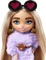 Mattel Barbie - Extra Minis Puppe mit flauschiger lila Kleidung Vorschaubild