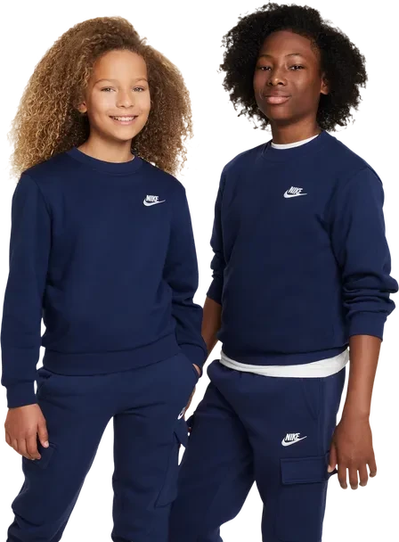 Nike Sportswear Club Fleece Sweatshirt midnight navy/white (Junior)