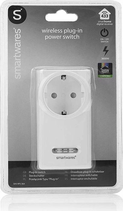 Smartwares SH5-RPS-36A Smart Plug, Funksteckdose