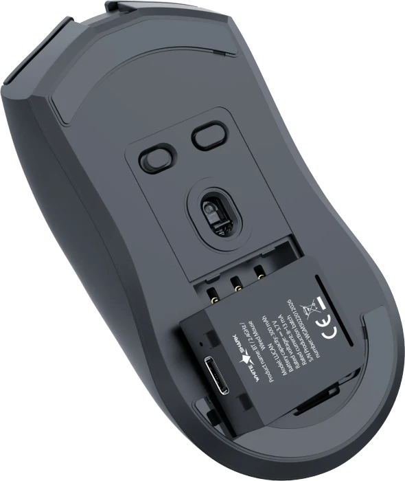 White Shark Lucan Wireless Gaming Mouse, schwarz, USB/Bluetooth