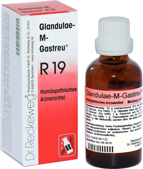 Dr.Reckeweg Glandulae M Gastreu R19 Tropfen zum Einnehmen, 50ml