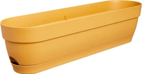 Elho Vibia Campana oval 70x18cm honig gelb