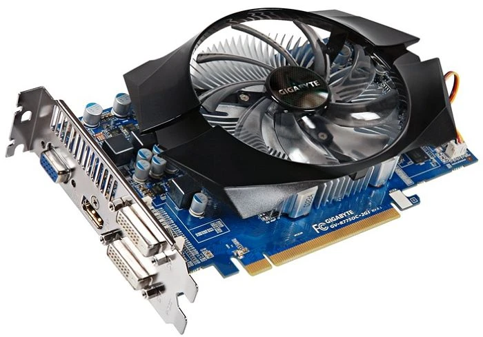GIGABYTE Radeon HD 7750 OC, 2GB DDR3, VGA, 2x DVI, HDMI