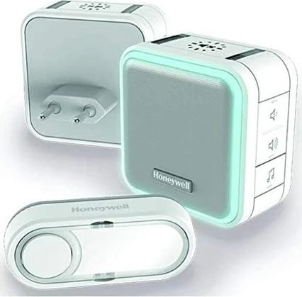 HONEYWELL DC515SP2L Funk-Gong- Steckdosen-Set 150m, 6 Töne (DC515SP2L)