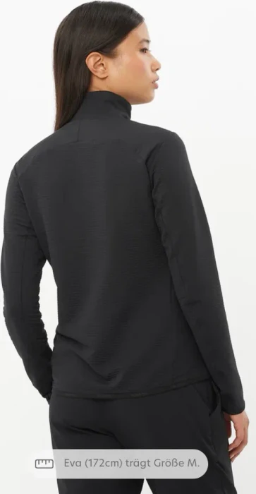 Salomon Essential Lightwarm Hybrid Funktionsjacke deep black (Damen)