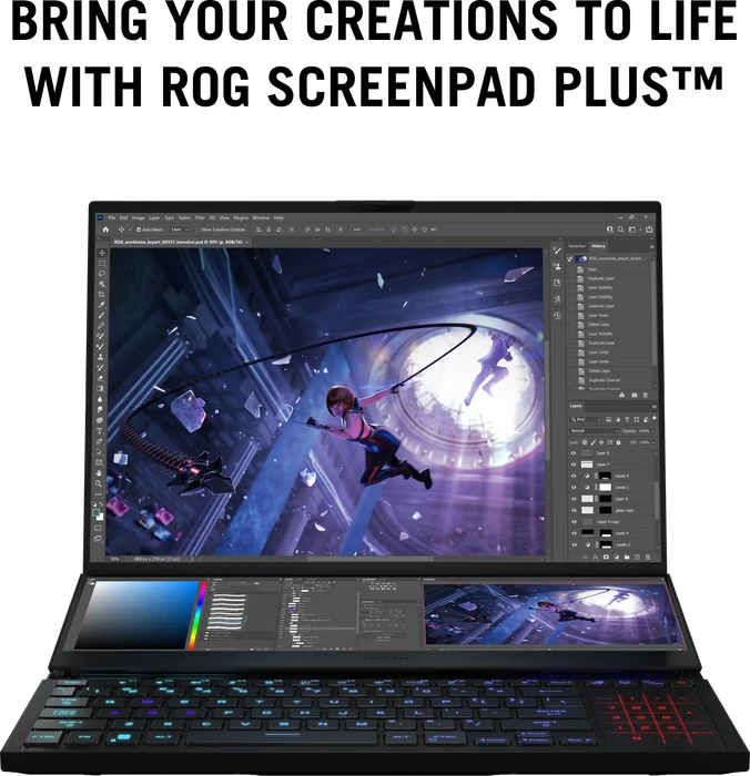 ASUS ROG Zephyrus Duo 16 GX650RM-LO032W, Ryzen 9 6980HX, 16GB RAM, 1TB SSD, GeForce RTX 3060, DE