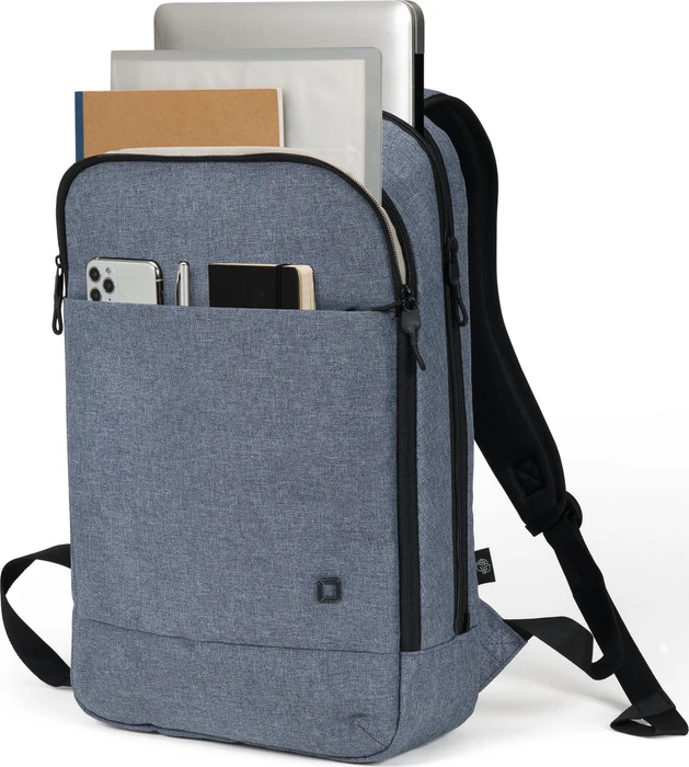 Dicota Slim Eco Motion 13-14.1" Laptop Rucksack, blue denim