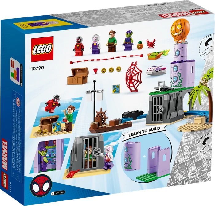 LEGO Juniors - Spideys Team an Green Goblins Leuchtturm