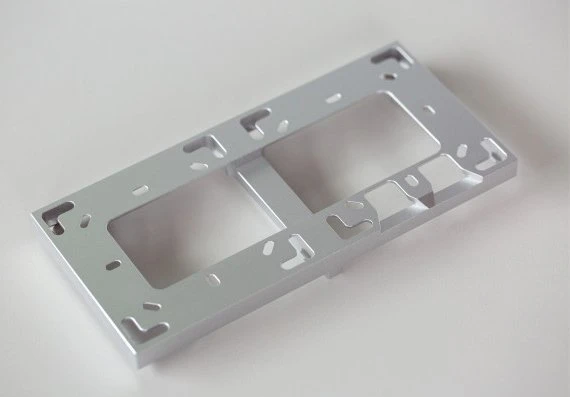 Loxone Montagerahmen 2-fach, silber