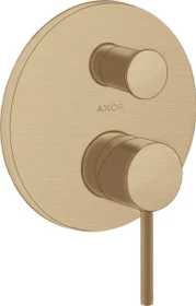 Hansgrohe Axor Starck Wannenmischerarmatur mit Pingriff und Sicherung brushed bronze