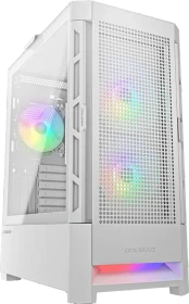 Cougar Airface RGB White, weiß, Glasfenster