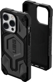 UAG Monarch Pro Case with MagSafe für Apple iPhone 14 Pro silber