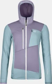 Ortovox Fleece Grid Hoody Funktionsjacke glacier grey (Damen)
