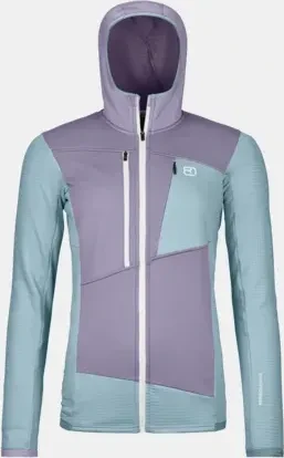Ortovox Fleece Grid Hoody Funktionsjacke glacier grey (Damen)