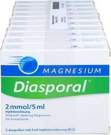 Magnesium Diasporal 2mmol Injektionslösung Ampullen, 50 Stück