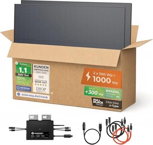 Solarway Deye SUN-M80G3 + JA Solar JAM54D41, 800W, 870Wp
