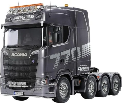 Tamiya RC Scania 8x4/4 Gun Met. Lack