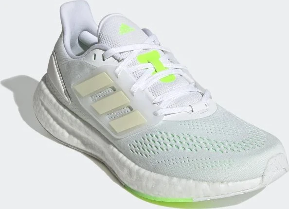 adidas Pureboost 22 cloud white/beam green (Herren)