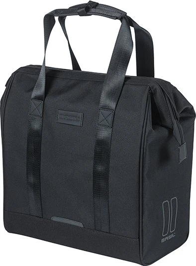 Basil Grand Shopper MIK Hooks Gepäcktasche schwarz