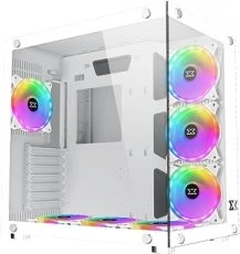 Xigmatek Aquarius Plus Arctic, weiß, Glasfenster