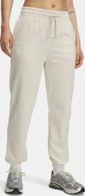 Under Armour Rival French Terry Trainingshose lang oatmeal light heather/white (Damen)