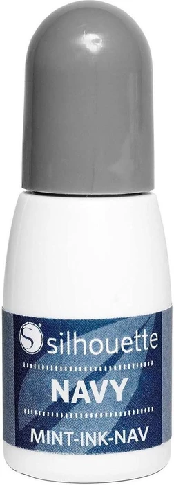 Silhouette Tinte Mint blau dunkel