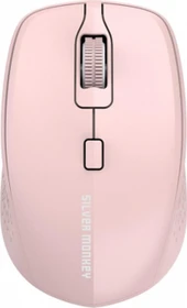 Silver Monkey M40 Wireless Comfort Silent Mouse grau, USB