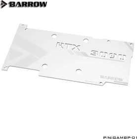 Barrow Backplate für Galax/Gainward 3090 Full Coverage GPU Water Block silber