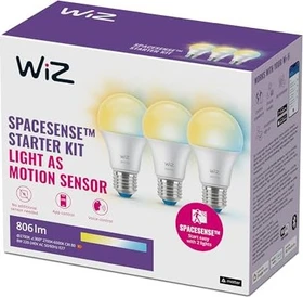 WiZ Birne LED 8-60W E27 A60, 3 Stück