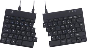 R-Go Ergo Split Ergonomic Keyboard, USB, ND (RGOSP-NDWIBL)
