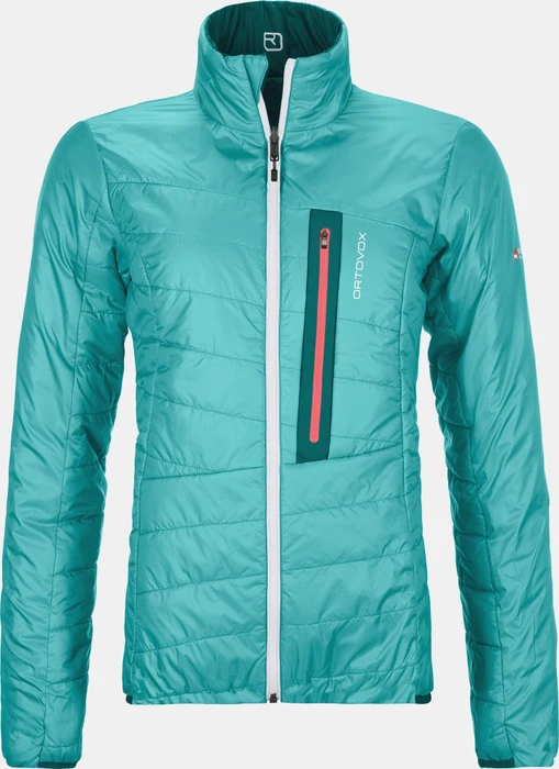 Ortovox Swisswool Piz Bial Funktionsjacke pacific green (Damen)