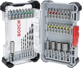 Bosch Professional Extra Hard Bohrer-/Bits-/Steckschlüssel-Zubehörset inkl. Werkzeugbox, 35-tlg.