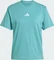 adidas Essentials 3-Streifen Cotton T-Shirt kurzarm powder teal/white (Damen) Vorschaubild