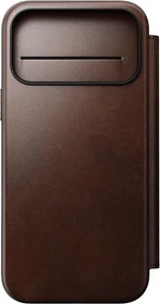 Nomad Modern Leather Folio (Horween) für Apple iPhone 17 Pro Max rustic brown