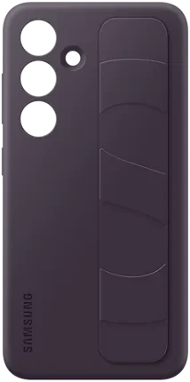 Samsung Silicone Grip Case für Galaxy S24 dark violet