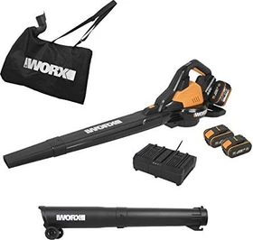 Worx 40V PowerShare Akku-Laubsauger/-bläser inkl. 2 Akkus 4.0Ah