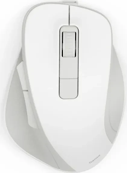 Hama MW-500 Ergonomic Silent Wireless weiß, USB