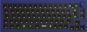 Keychron Q2 QMK Custom Knob Version, 65% Layout, Barebone Tastatur, Navy Blue, ISO