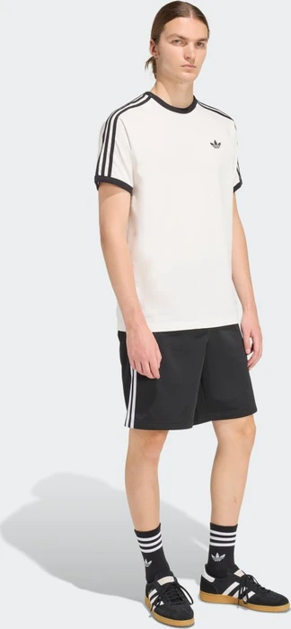 adidas 3-Streifen T-Shirt kurzarm weiß (Herren)