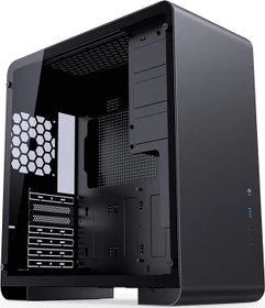 Jonsbo U4 Pro, schwarz, Glasfenster