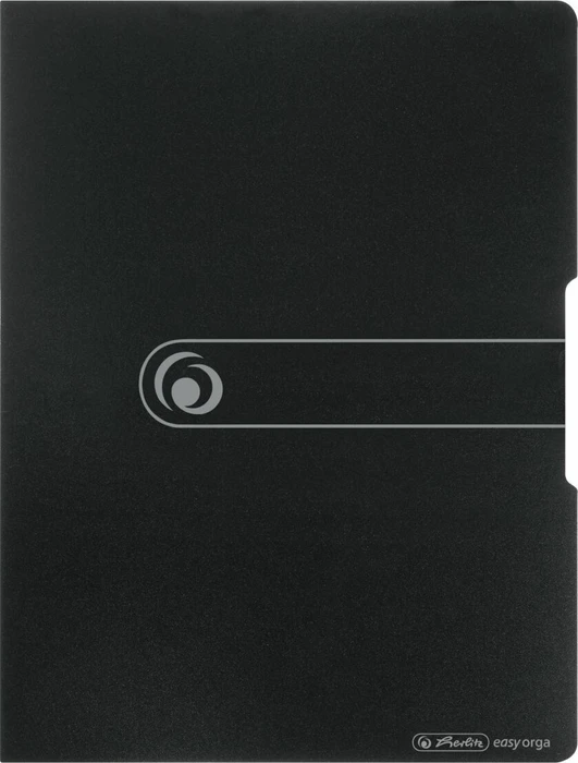 Herlitz easy orga to go Sichtbuch, A4, schwarz, inkl. 20 Klarsichthüllen