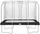 Salta Trampolin 214x305cm Randabdeckung