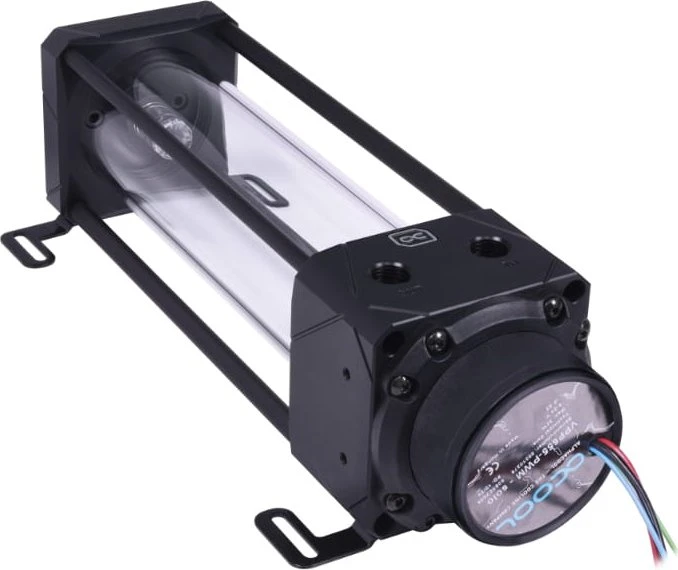 Alphacool Eisbecher Aurora D5 250mm Acetal/Glas inkl. Pumpe VPP655