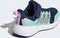adidas Fortarun 2.0 Cloudfoam Elastic Lace Top Strap dark blue/silver metallic/semi flash aqua (Junior) Vorschaubild