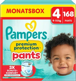 Pampers Premium Protection Pants Gr.4 Einwegwindel, 9-15kg, 168 Stück